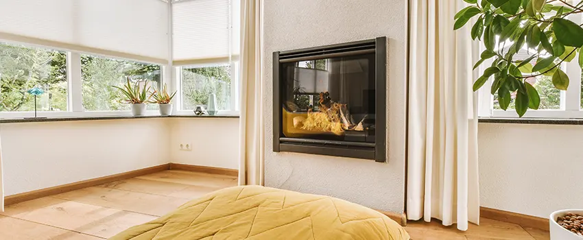 Residential Fireplace Ceramic Glass Installation in Shoreline, WA
