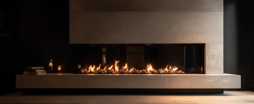 Gas Fireplace Ember Bed Design Services in Shoreline, Washington