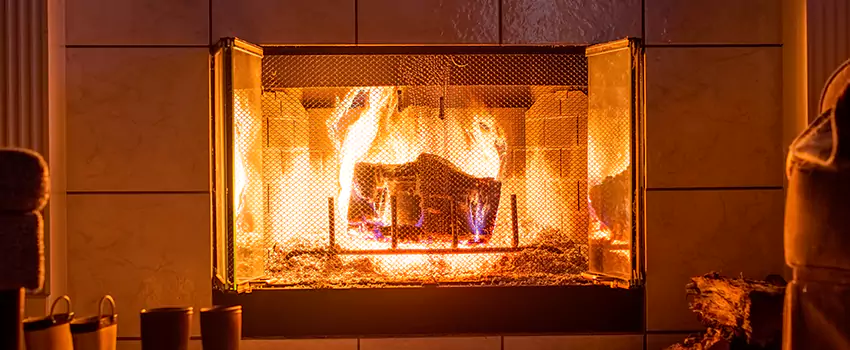 Mendota Hearth Landscape Fireplace Installation in Shoreline, Washington