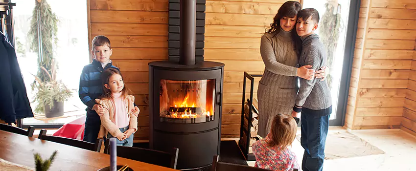 Morso Cast Iron Fireplace Insert Installation in Shoreline, Washington