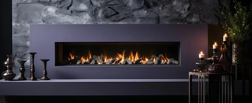 Ember Bed for Ventless Gas Fireplace in Shoreline, WA