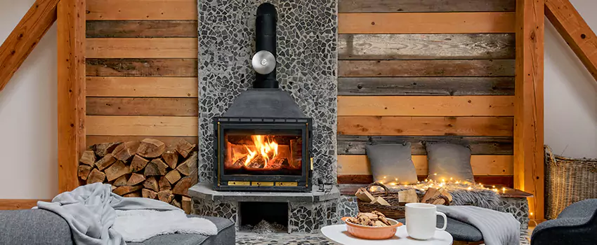 Thelin Hearth Products Direct Vent Gas Stove Fireplace Inspection in Shoreline, Washington