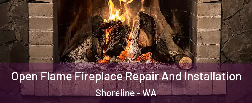  Open Flame Fireplace Repair And Installation Shoreline - WA